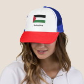 Palestijnse vlag trucker pet (In situ)
