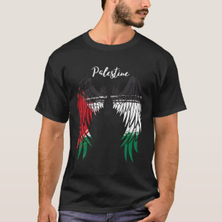 Palestijnse Vlag Vader Aan Achterkant Palestijnse  T-shirt