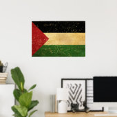 Palestijnse Vlag Vintage Poster (Thuiskantoor)