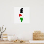 Palestijnse vlag - volledige grootte poster (Keuken)