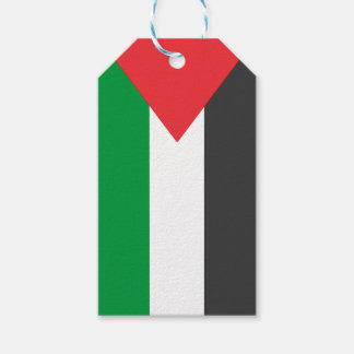 Palestijnse vlag Vrij Palestina op maat Cadeaulabel