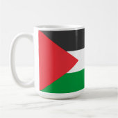 Palestijnse vlag Vrij Palestina op maat Koffiemok (Links)