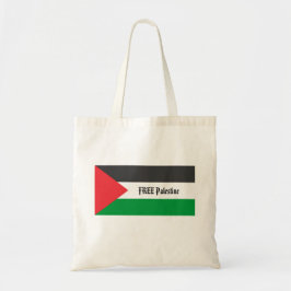 Palestijnse vlag Vrij Palestina op maat Tote Bag