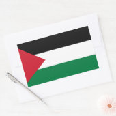 Palestijnse vlaggen rechthoekige sticker (Envelop)