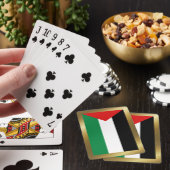 Palestijnse vlagspelkaarten pokerkaarten (Insitu)