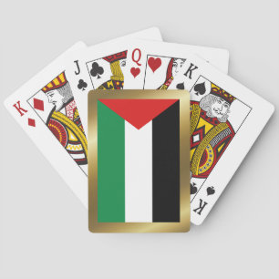 Palestijnse vlagspelkaarten pokerkaarten