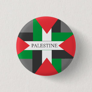 Palestijnse voetballer sport voetbalbal ronde button 3,2 cm