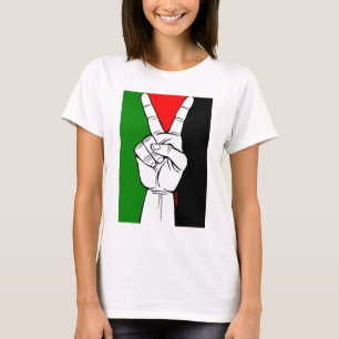 Palestijnse vredesvlag t-shirt