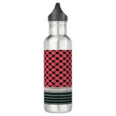 Palestijnse watermeloen Hatta Keffiyeh Kufiya Folk Waterfles (Links)