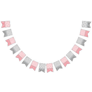 Palestijnse Zwart & Rood Keffiyeh Vlaggetjes