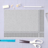 Palestijnse Zwart & Wit Keffiyeh Tissuepapier (Craft)