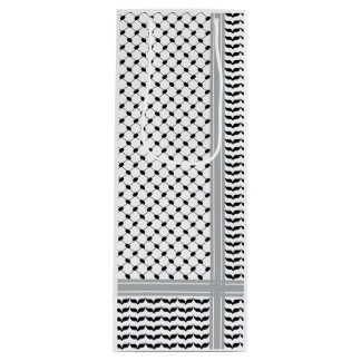 Palestijnse Zwart & Wit Keffiyeh Wijn Cadeautas