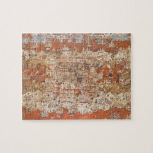 Palestina 15e eeuw Topografie van het Heilige Land Legpuzzel