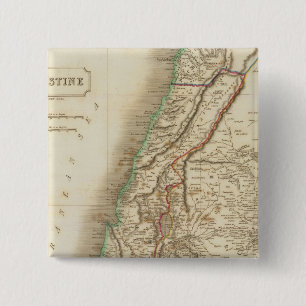 Palestina 2 vierkante button 5,1 cm