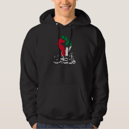 Palestina Arabisch woord Wordar eerste vlag Vrijhe Hoodie