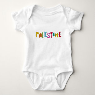 PALESTINA Arabische naam Kleurrijk Romper