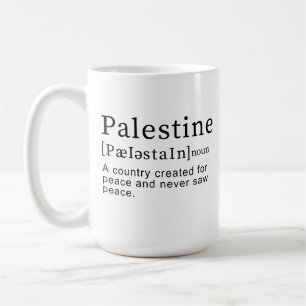Palestina Betekenis ontwerp Palestina Definitie te Koffiemok