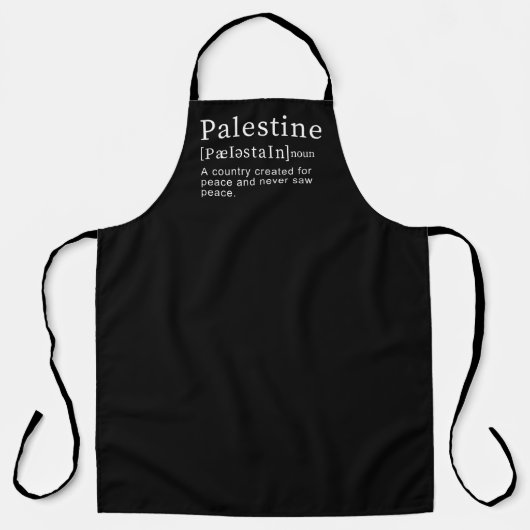 Palestina Betekenis ontwerp Palestina Definitie te Schort (Voorkant)