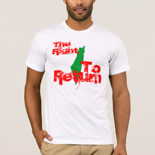 Palestina: De RIght om terug te keren T-shirt