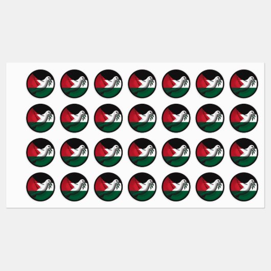 Palestina Dove van de Vrede Labels (Vel)