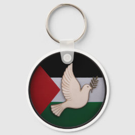 Palestina Dove van de Vrede Sleutelhanger