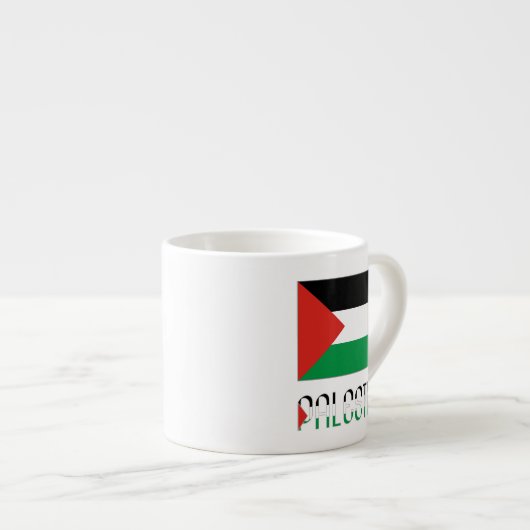 Palestina en Palestijnse vlag Espresso Kop (Voorkant rechts)