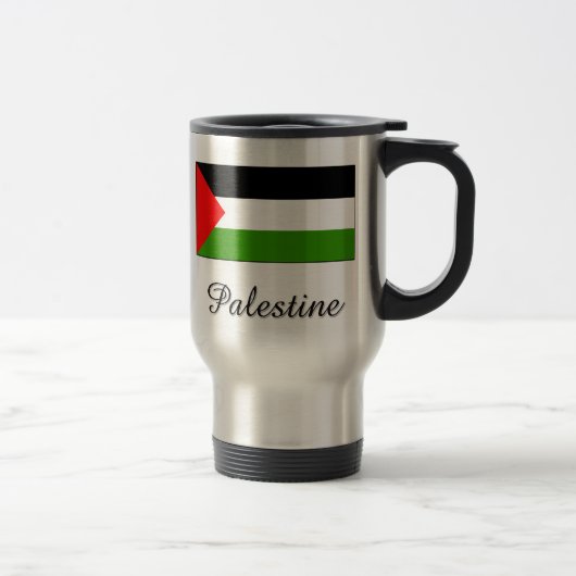 Palestina Flag Design Reisbeker (Rechts)