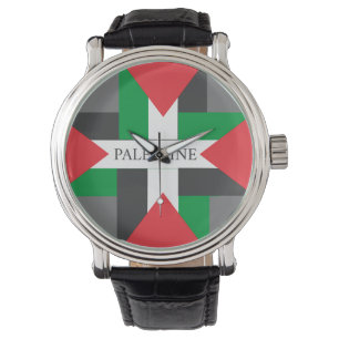Palestina Footballer Sport Voetbal Horloge