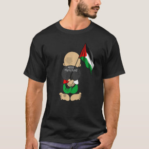 Palestina Handala houdt Palestijnse vlag vrij Pa T-shirt