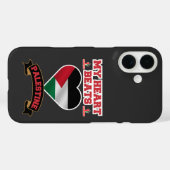 Palestina Hart Vlag Liefde Steun Vrijheidsprijs Case-Mate iPhone Case (Achterkant (horizontaal))