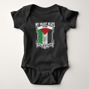 Palestina Heart Gaza Vrede Palestijnse routes Romper