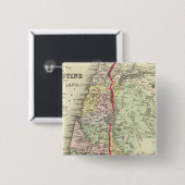 Palestina, Jeruzalem 2 Vierkante Button 5,1 Cm (Voorkant /achterkant)
