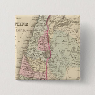 Palestina, Jeruzalem Vierkante Button 5,1 Cm
