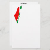 Palestina Kaart Watermeloen Symbool van de vrijhei (Voorkant / Achterkant)