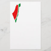 Palestina Kaart Watermeloen Symbool van de vrijhei (Voorkant)