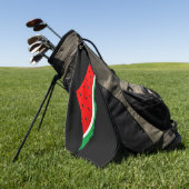 Palestina Kaart Watermeloen Symbool van de vrijhei Golfhanddoek (Groen)
