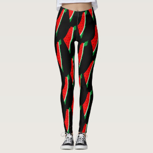Palestina Kaart Watermeloen Symbool van de vrijhei Leggings