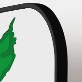 Palestina Kaart Watermeloen Symbool van de vrijhei Pickleball Paddle (Links Detail)