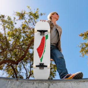 Palestina Kaart Watermeloen Symbool van de vrijhei Skateboard