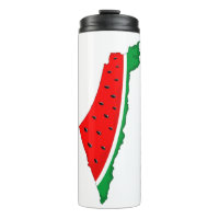 Palestina Kaart Watermeloen Symbool van de vrijhei