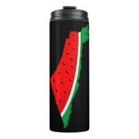Palestina Kaart Watermeloen Symbool van de vrijhei