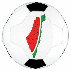 Palestina Kaart Watermeloen Symbool van de vrijhei Voetbal