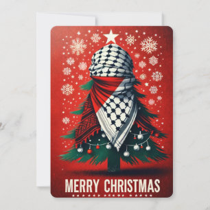 PALESTINA kerst wenskaart