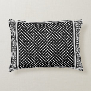 Palestina Kufiya Zwarte Keffiyeh Tapestry Accent Kussen