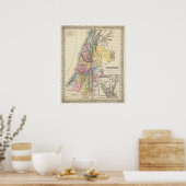 Palestina met Arabia Petraea Poster (Keuken)