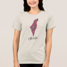 Palestina met bloemen