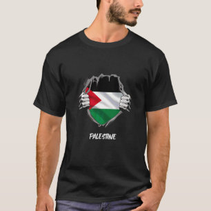 Palestina Palestijnse vlag Chest Palestina T-shirt