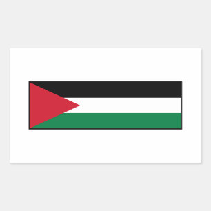 Palestina - Palestijnse vlag Rechthoekige Sticker