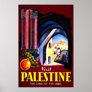 Palestina Reisposter Palestijnse Kunst Print