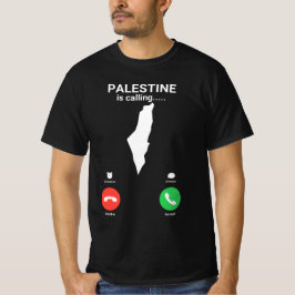 Palestina roept t-shirt